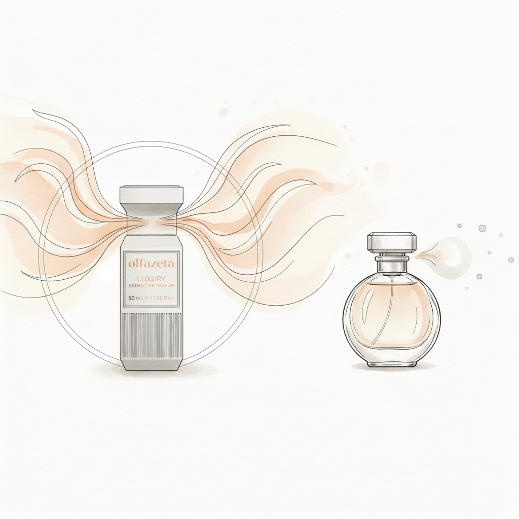 Sillage Vergleich 1:1