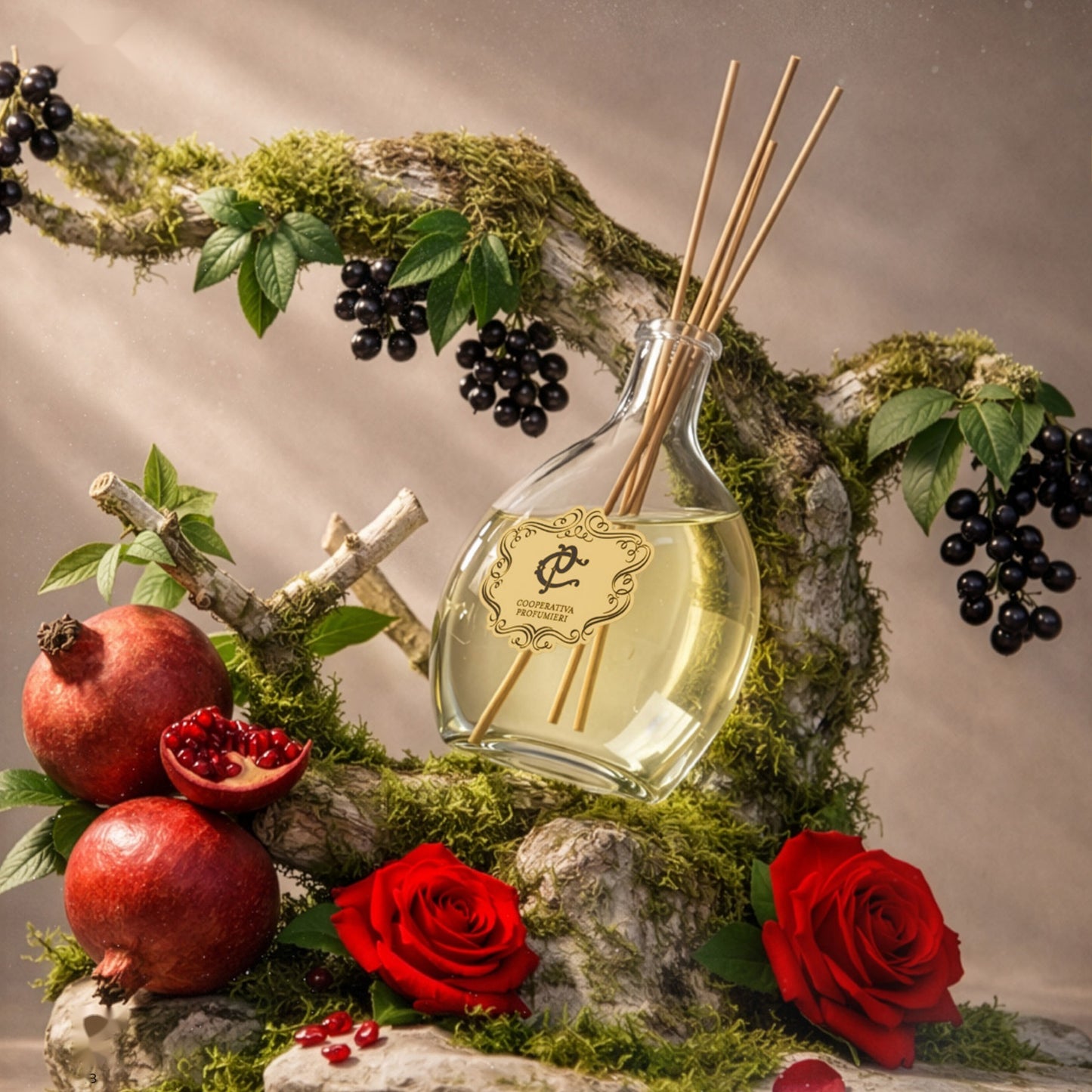 Grenade Méditerranéenne – Diffuseur de parfum d'ambiance