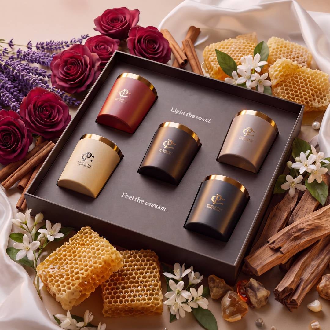 Duftkerzen-Geschenkset 5 × 70 g – Cooperativa Profumieri